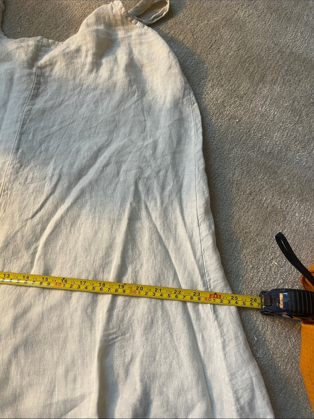 Made in Italy 100% Linen Ivory Oversized Romper Coastal Lagenlook Quiet Luxury - Picture 12 of 12